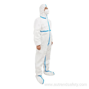 EN14126 Disposable Coverall Protective Clothing